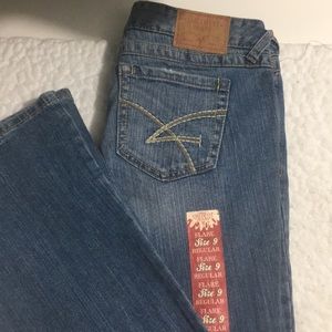 - Amethyst Flare Leg Jeans